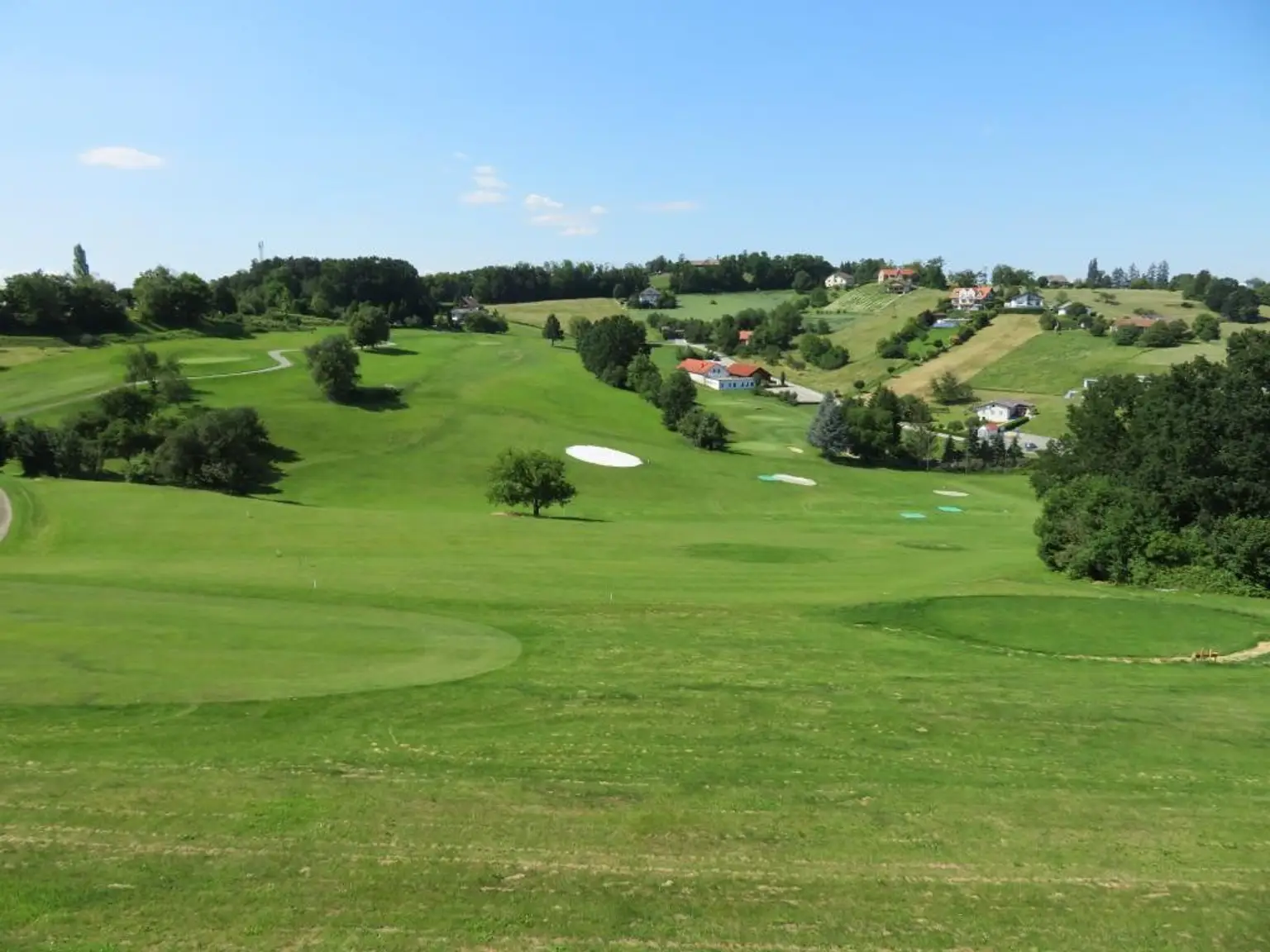 Ausblick auf den Golfplatz