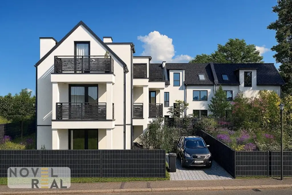 SCHLÜSSELFERTIGES ECKREIHENHAUS - 136 m² - ZIEGELMASSIV - AUF EIGENGRUND - UNVERBAUTER FERNBLICK