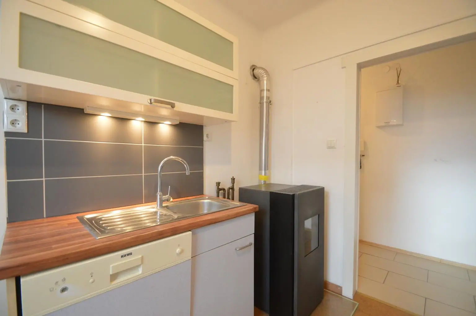 Etagenheizung mit Pelletofen