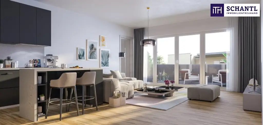 Entscheiden SIE ob 3 oder 4 ZIMMER - sonniger Süd-West BALKON- RUHIGE Lage - Garantierte Fertigstellung JUNI 2027 - PROVISIONSFREI!!!