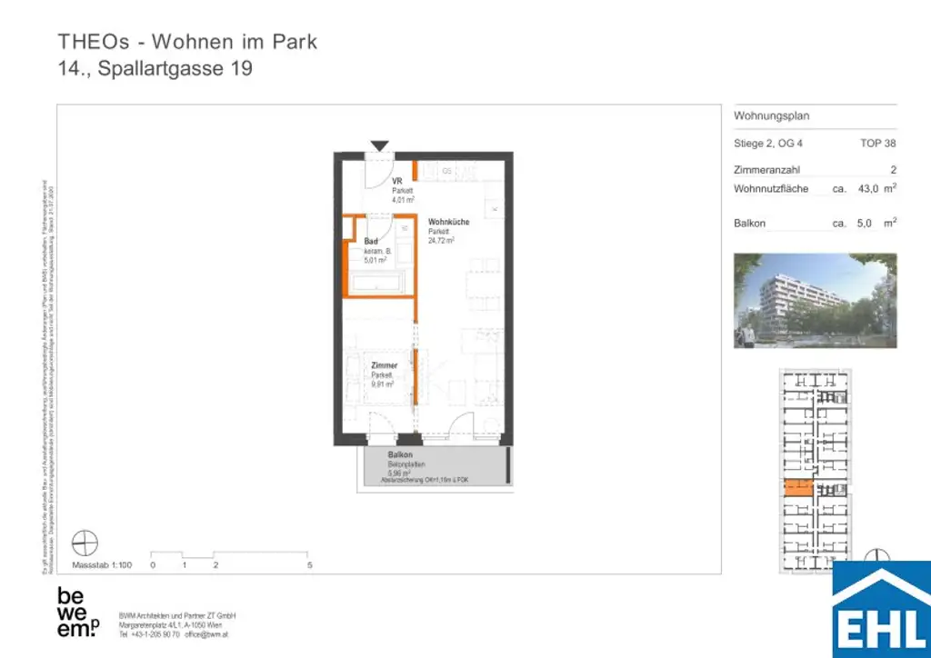 Charmante 2-Zimmer-Wohnung in Grünlage!