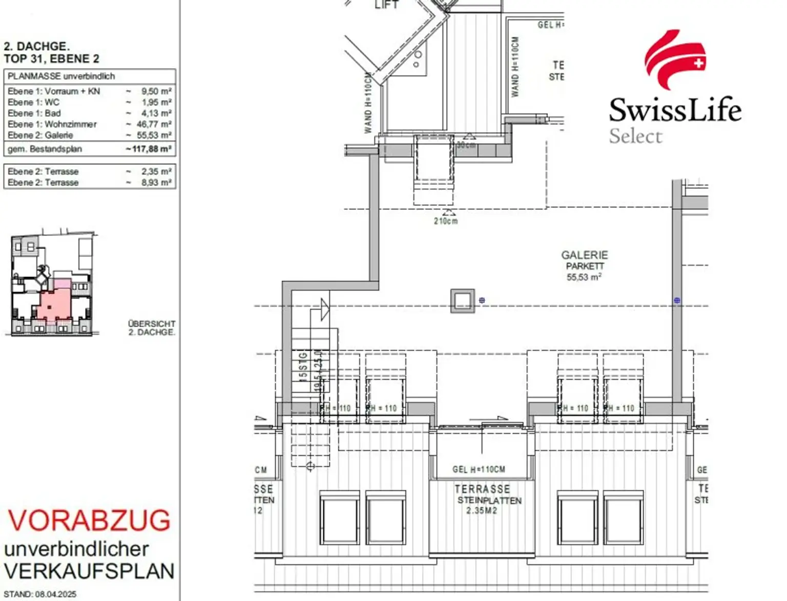 GürtelPanorama – Die große Maisonette über Wien | 3-4 Zimmer möglich