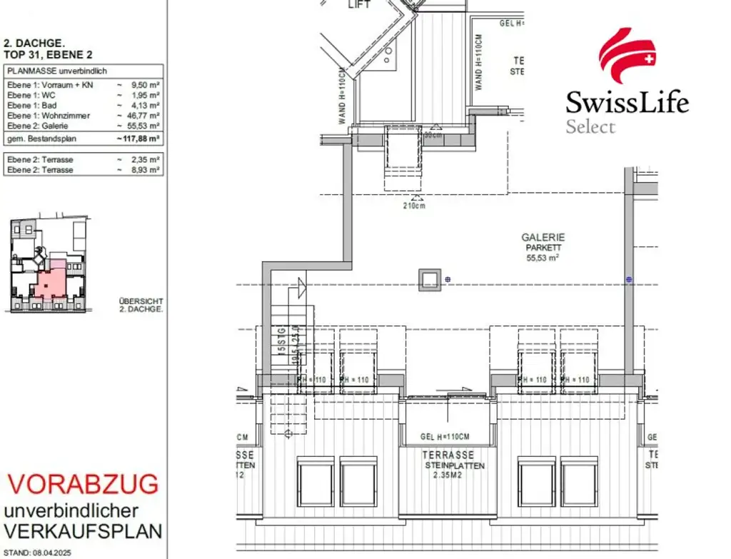 GürtelPanorama – Die große Maisonette über Wien | 3-4 Zimmer möglich