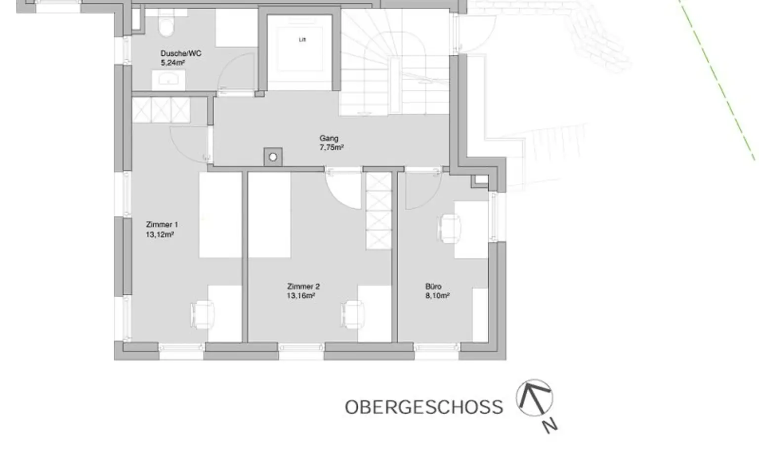 Obergeschoss Top1
