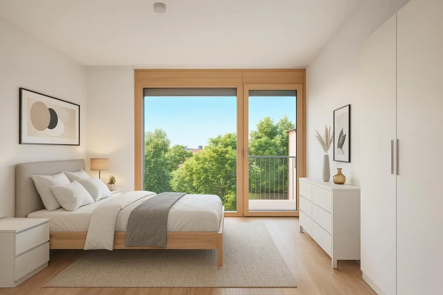 Schlafzimmer - Möblierungsvorschlag