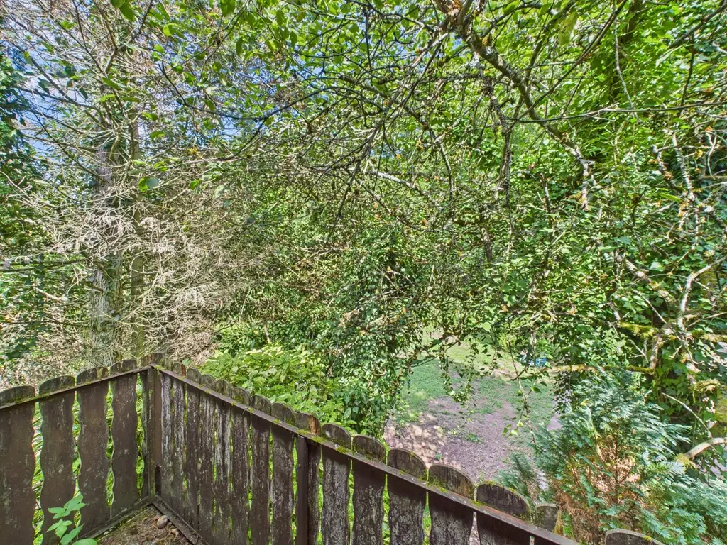 Blick vom Balkon