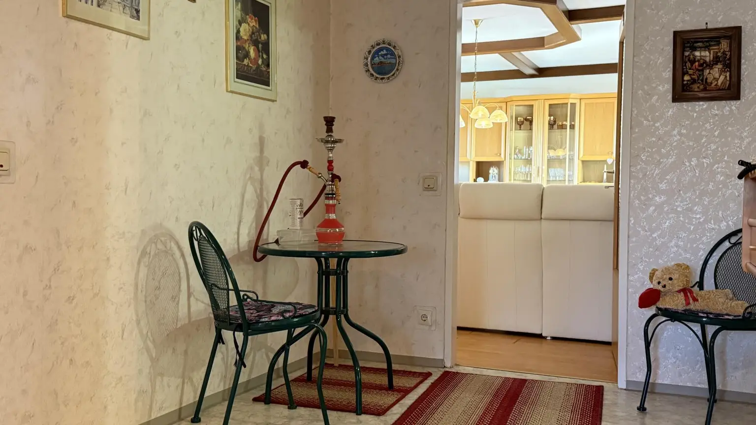 Zugang zum Wohnzimmer