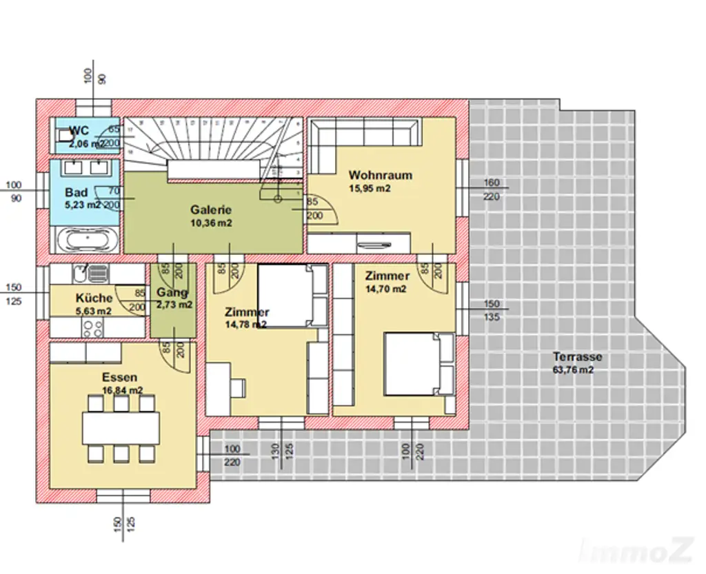 Vielseitiges Ein- oder Zweifamilienhaus mit großzügiger Dachterrasse in beliebter Lage