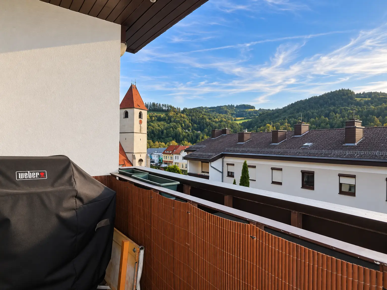 Ausblick von Loggia