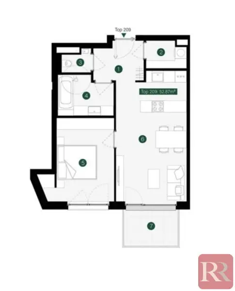 Perfekte Pärchenwohnung