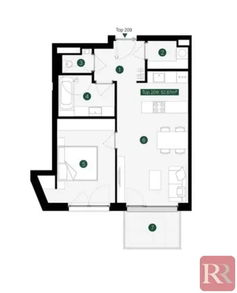 Perfekte Pärchenwohnung