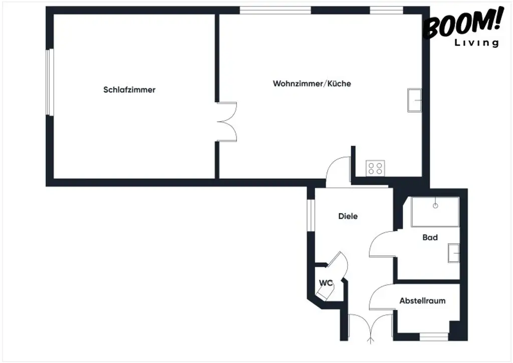 Traumhafte 2-Zimmer-Wohnung in 1120 Wien – modern, hell und vollsaniert!