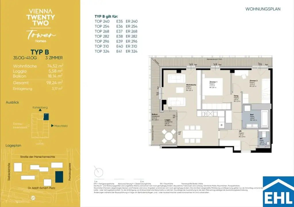 Erstbezug I TOWER HOMES bei der U1 *Rooftop-Pool inklusive*