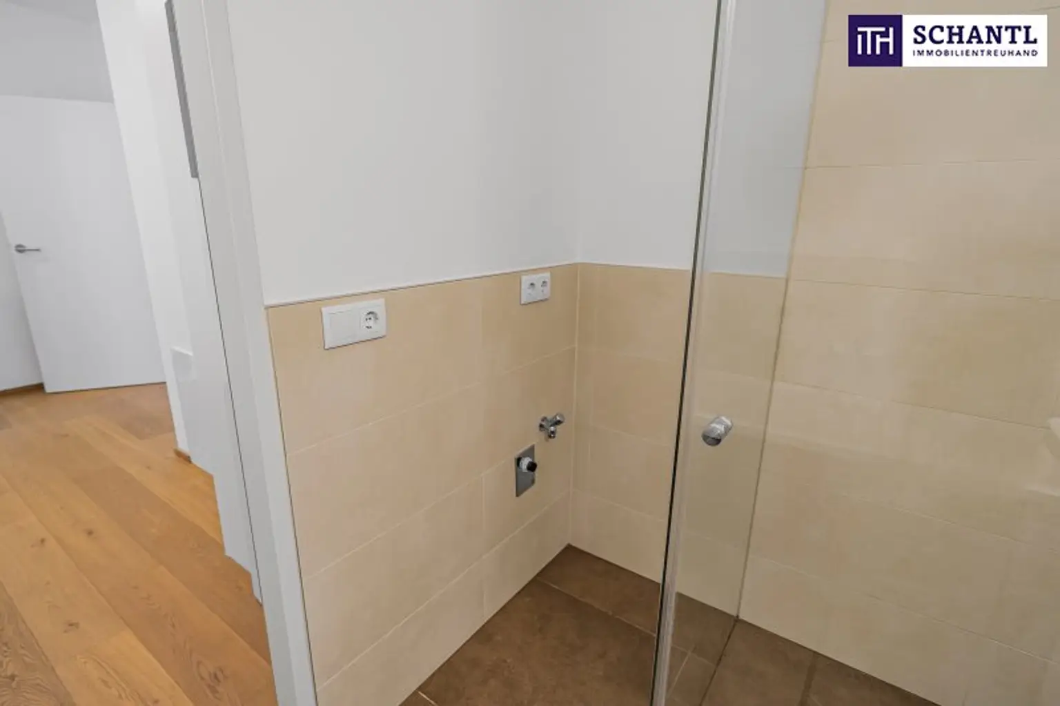 Waschmachinenanschluss im Badezimmer