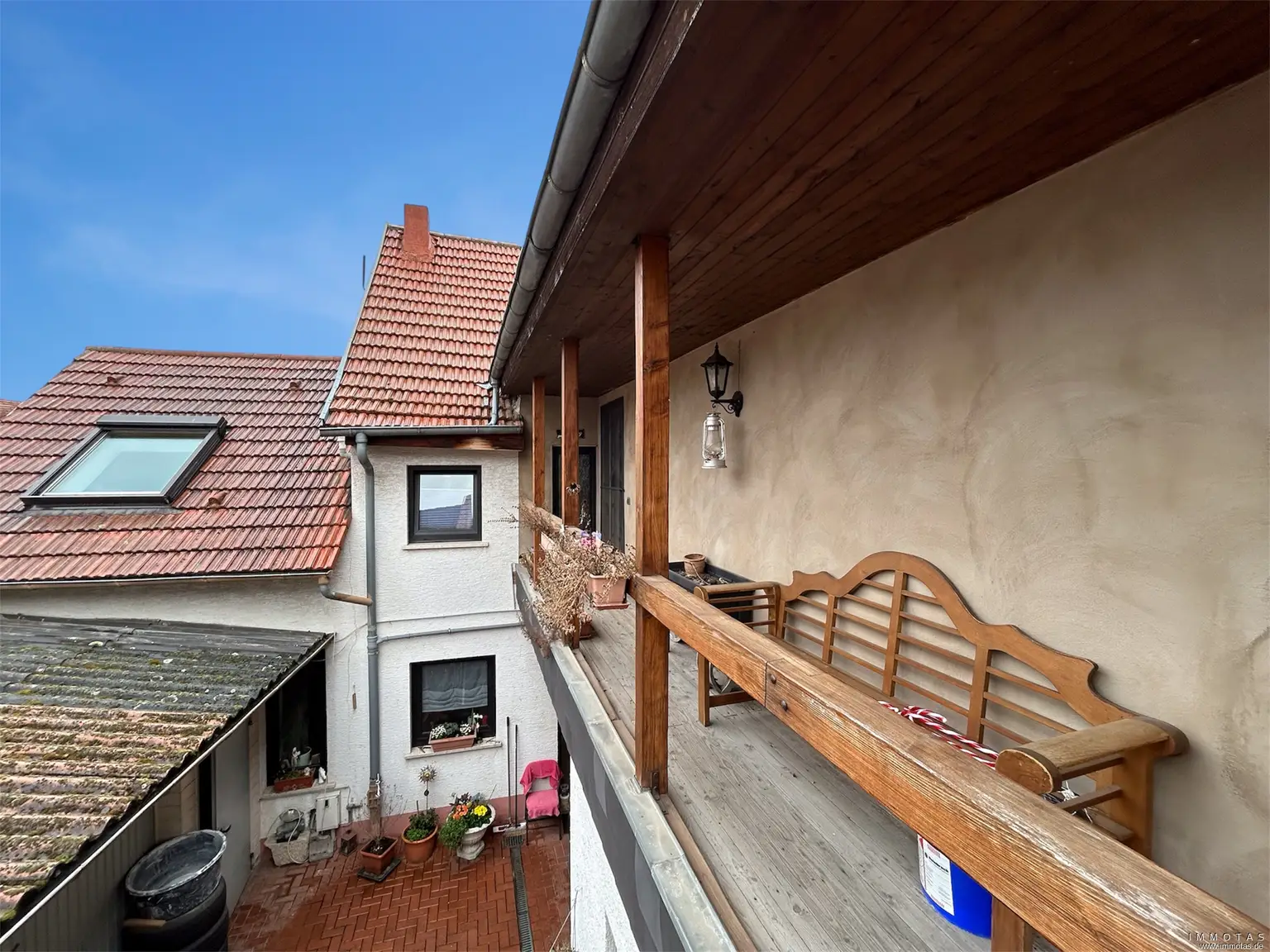 Treppenabgang außen