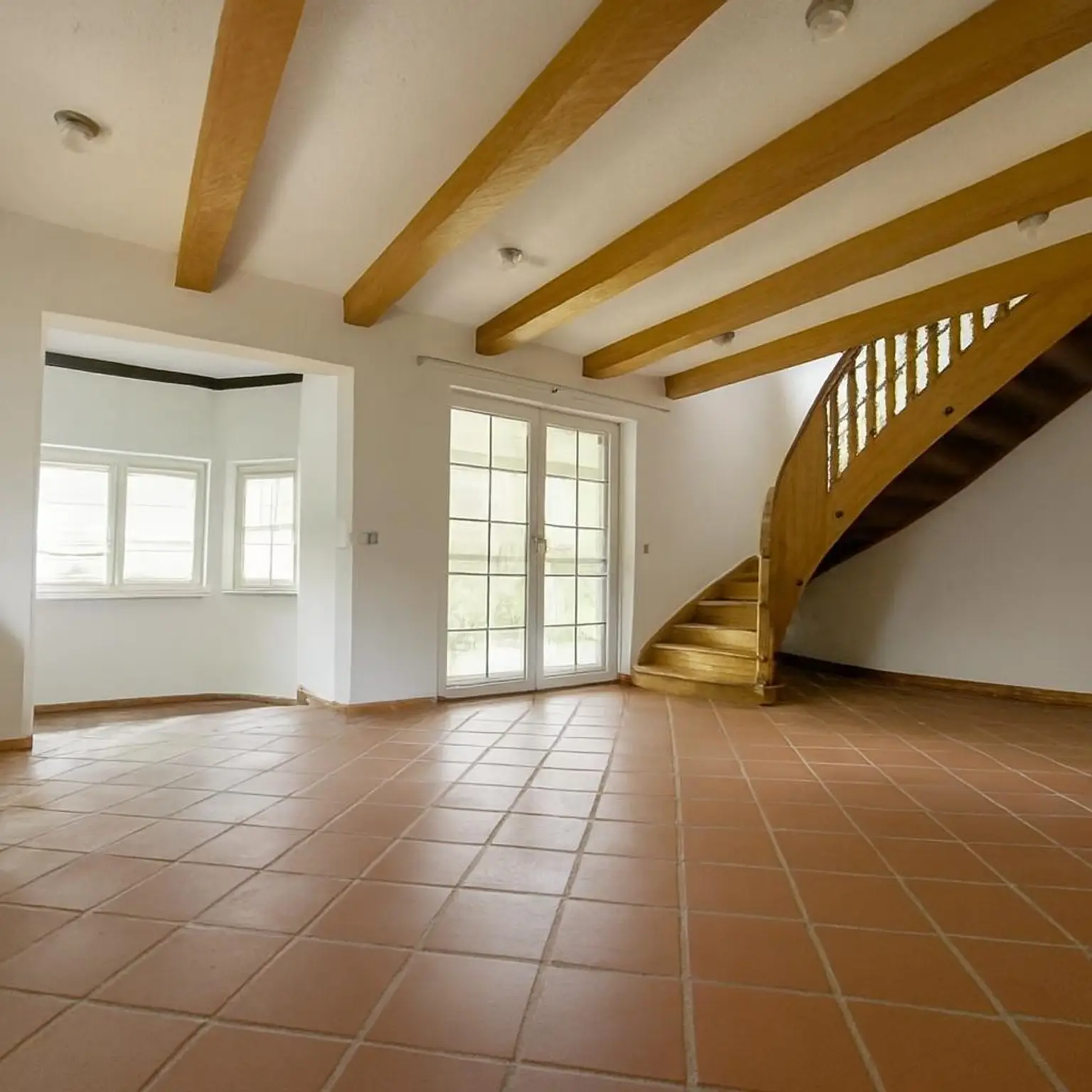 Wohnzimmer - Blick zur Terrasse