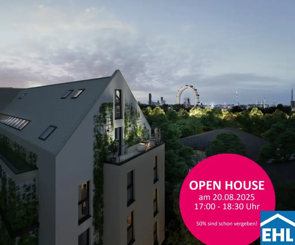 Einzigartiger Ausblick auf den Prater - Leben im "Josephine"