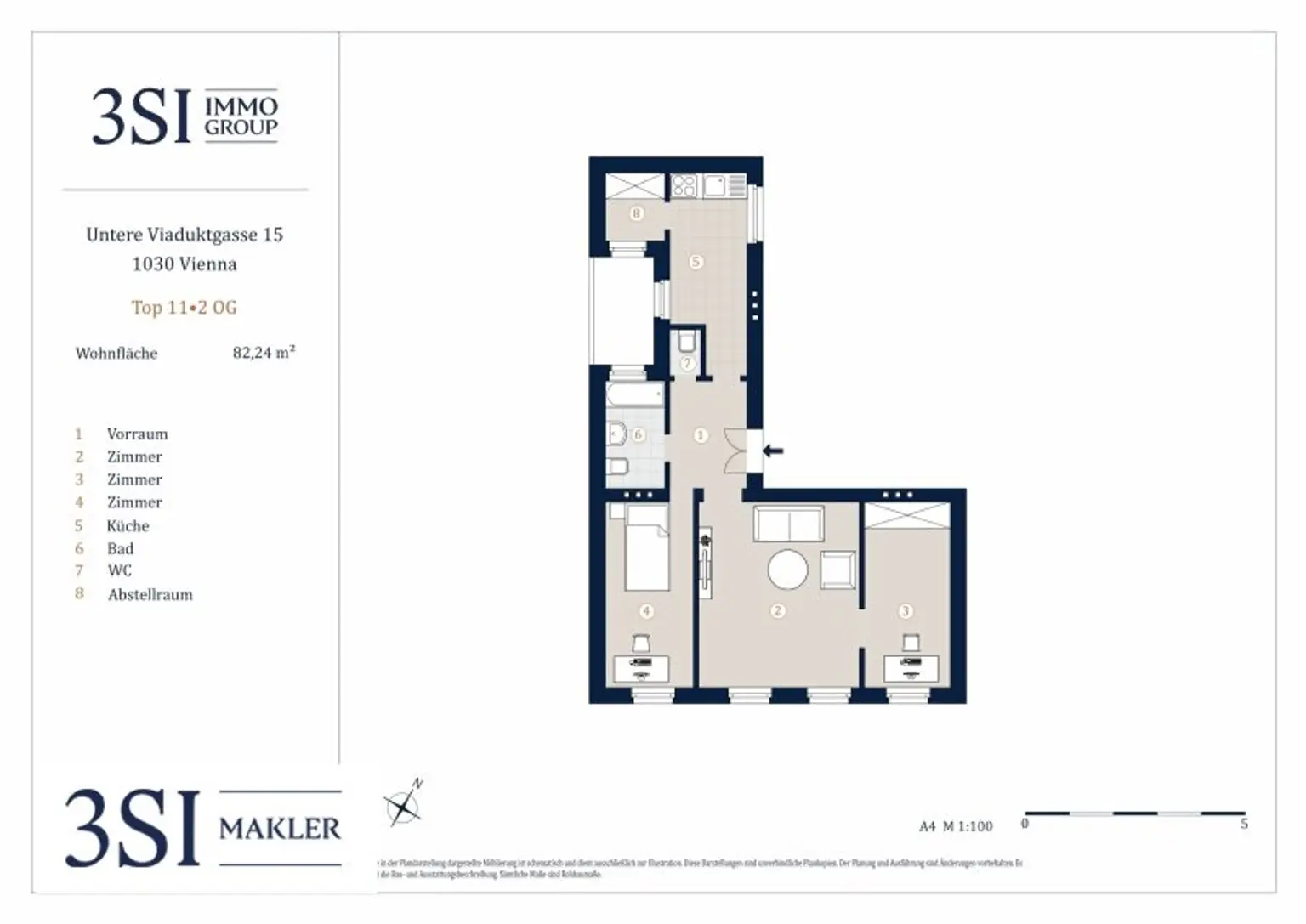 Wunderschöner Altbau mit großzügigen Räumen im Herzen des 3. Bezirks