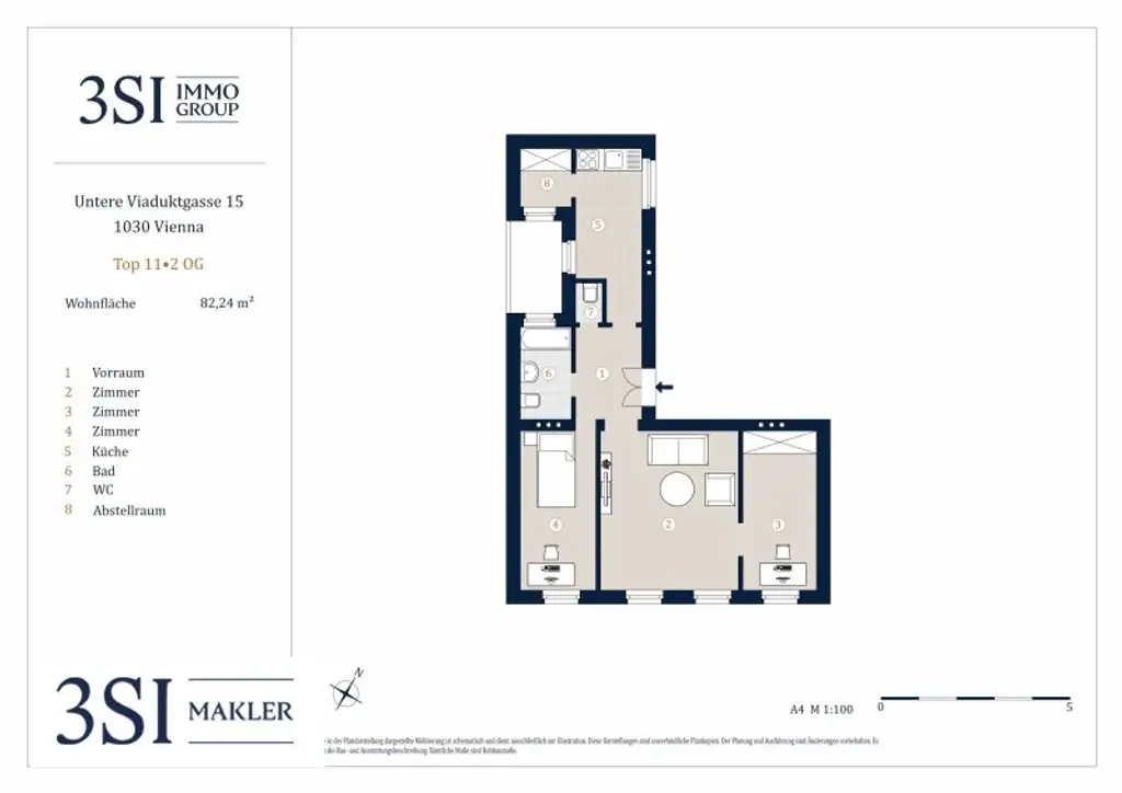Wunderschöner Altbau mit großzügigen Räumen im Herzen des 3. Bezirks