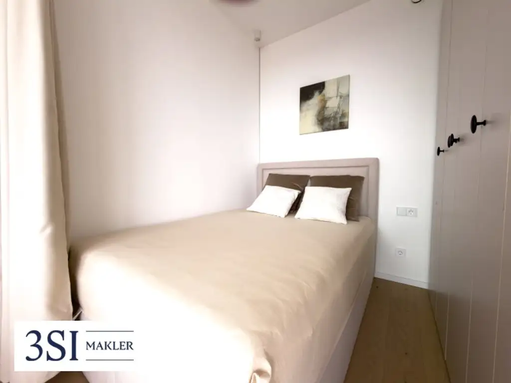 Möbliert, Pool, Sauna, Fitness in den DANUBEFLATS wohnen mit Luxusausstattung und phantastischem Ausblick