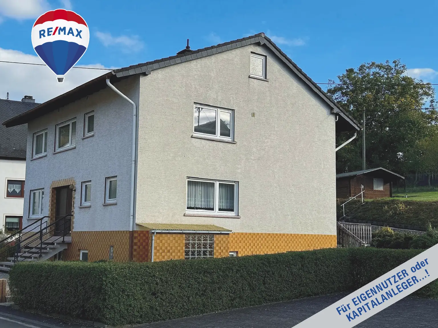 Freistehendes Wohnhaus mit großem Raumangebot, PV-Anlage und Ausbaupotenzial...!