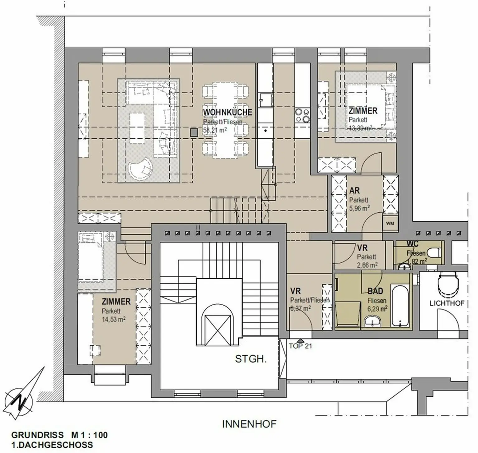 TERRASSENTRAUM | EXKLUSIVE 3 ZIMMER | TOPLAGE NÄHE LYCEE | U-BAHN-NÄHE