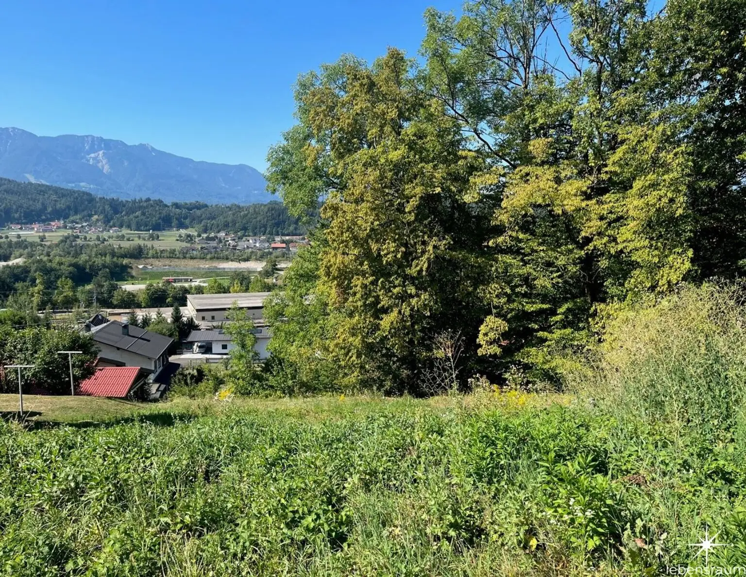 Baugrundstück in Wernberg-Goritschach. Mit Weitblick und viel Sonne.