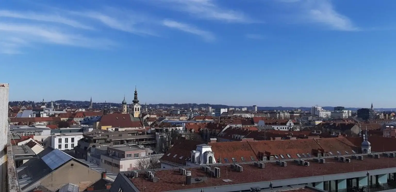 Ausblick Terrasse Südwest