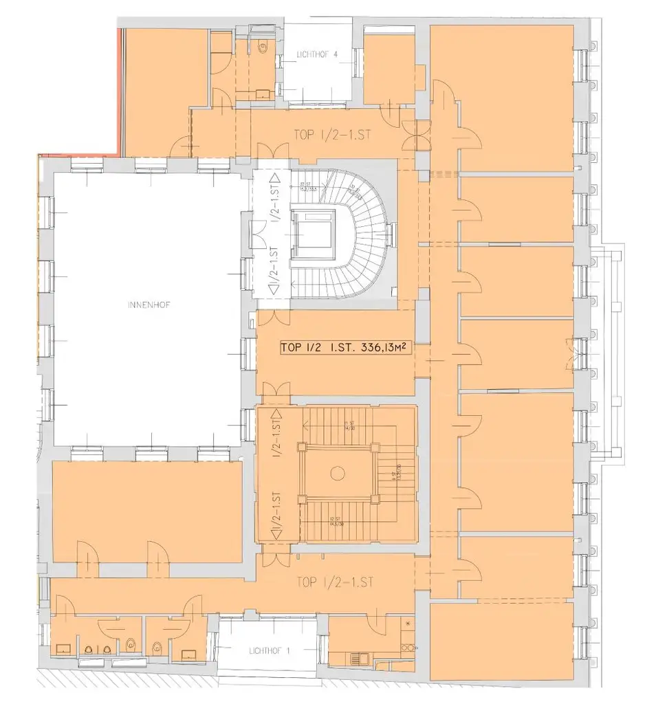 Bürofläche im Palais Schwindgasse – ca. 336 m² im 1. Obergeschoss