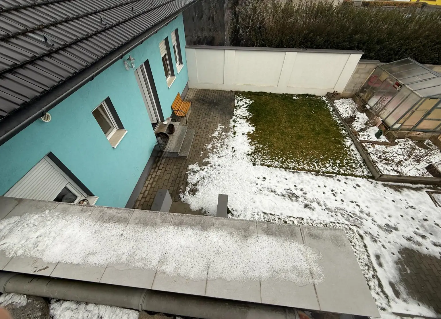 Blick in den Innebhof.