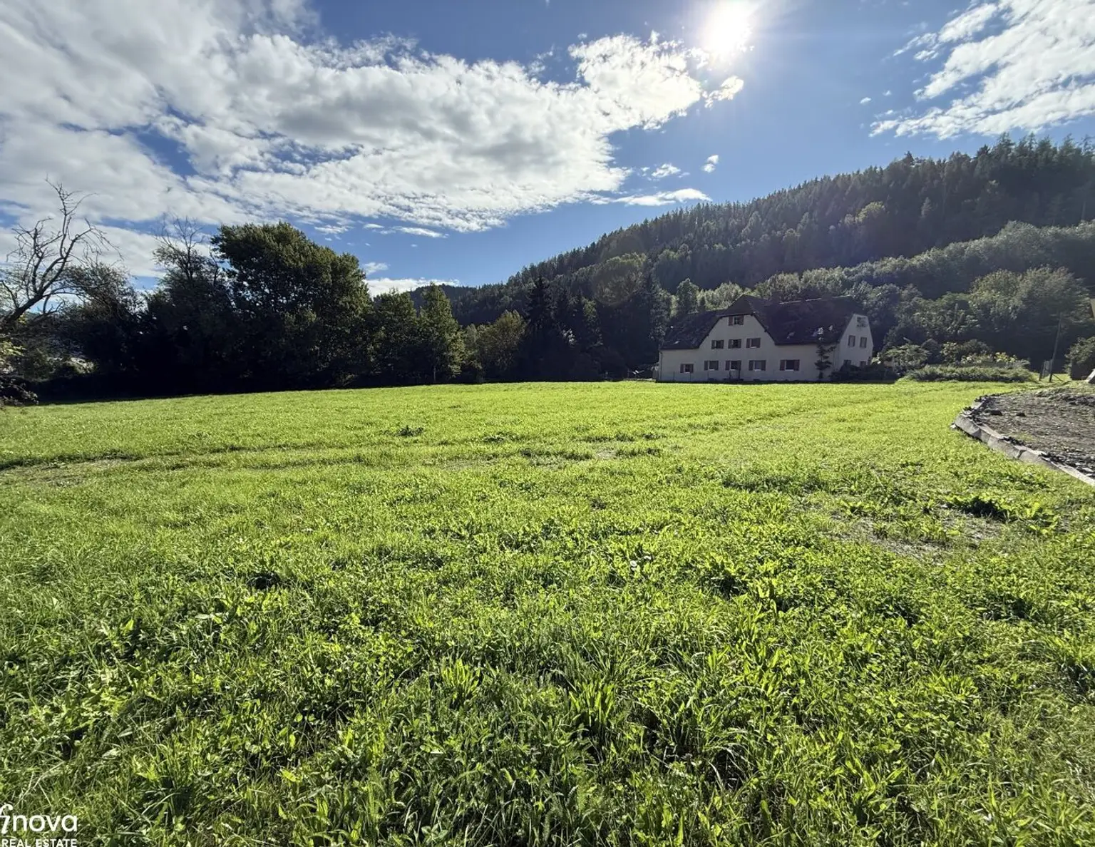 Baugrundstück im Grenzkataster - 3.830 m² in sonniger Lage - Niklasdorf / Waltenbach!!