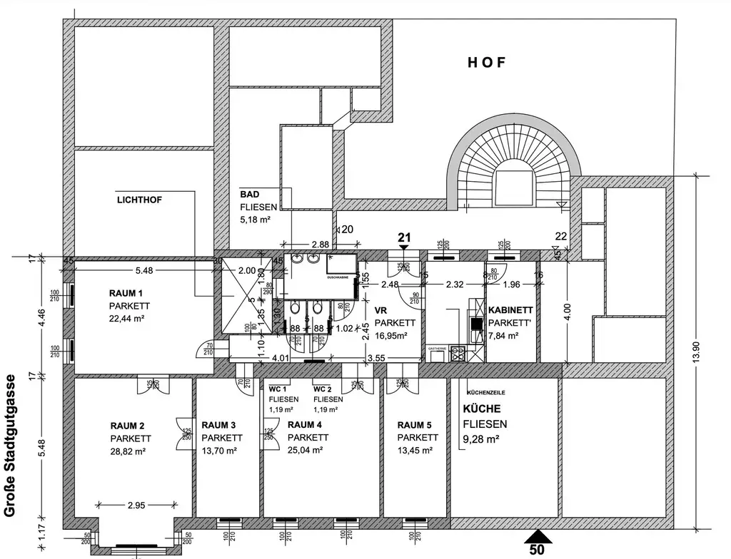 TOPLAGE - NÄHE AUGARTEN | PERFEKTE 5 ZIMMER | TRAUMHAFTER ALTBAU | U-BAHN NÄHE