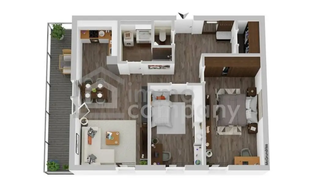 Seniorenwohnungen mit +PLUS+ in wunderbarer Grünruhelage / Top 4 - 2.OG  - 71 m² - 3 Zimmer – Balkon - Garage / Bezug 2026