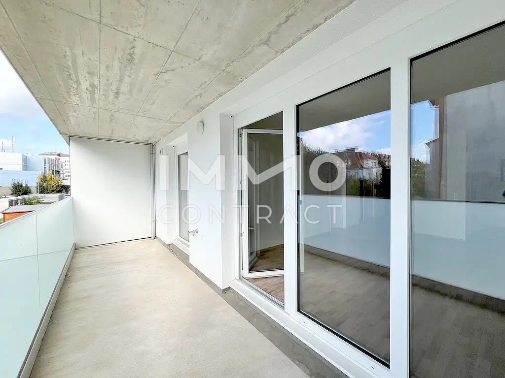 54,17qm geförderte 2ZI- Balkon-Wohnung