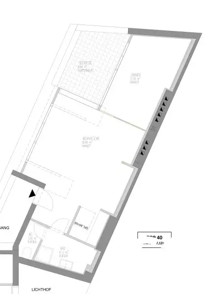 #SQ - STILVOLLE DG-WOHNUNG MIT SONNIGER TERRASSE BEIM AUGARTEN (GAUßPLATZ) & NÄHE DONAUKANAL (U4)