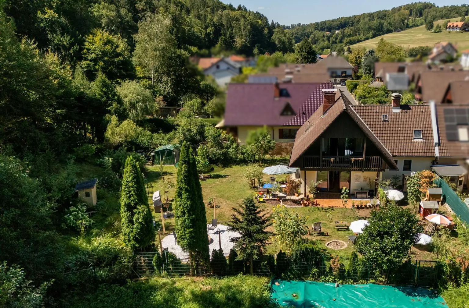 Gartenansicht aus Osten