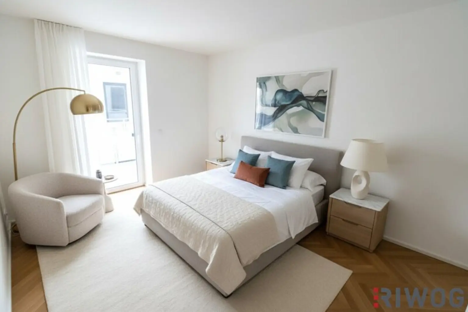 Schlafzimmer KI-Bearbeitet