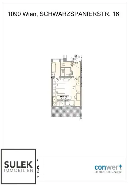 Single-Dachgeschoss-Wohnung mit Terrasse  in Bestlage des 9. Bezirks!