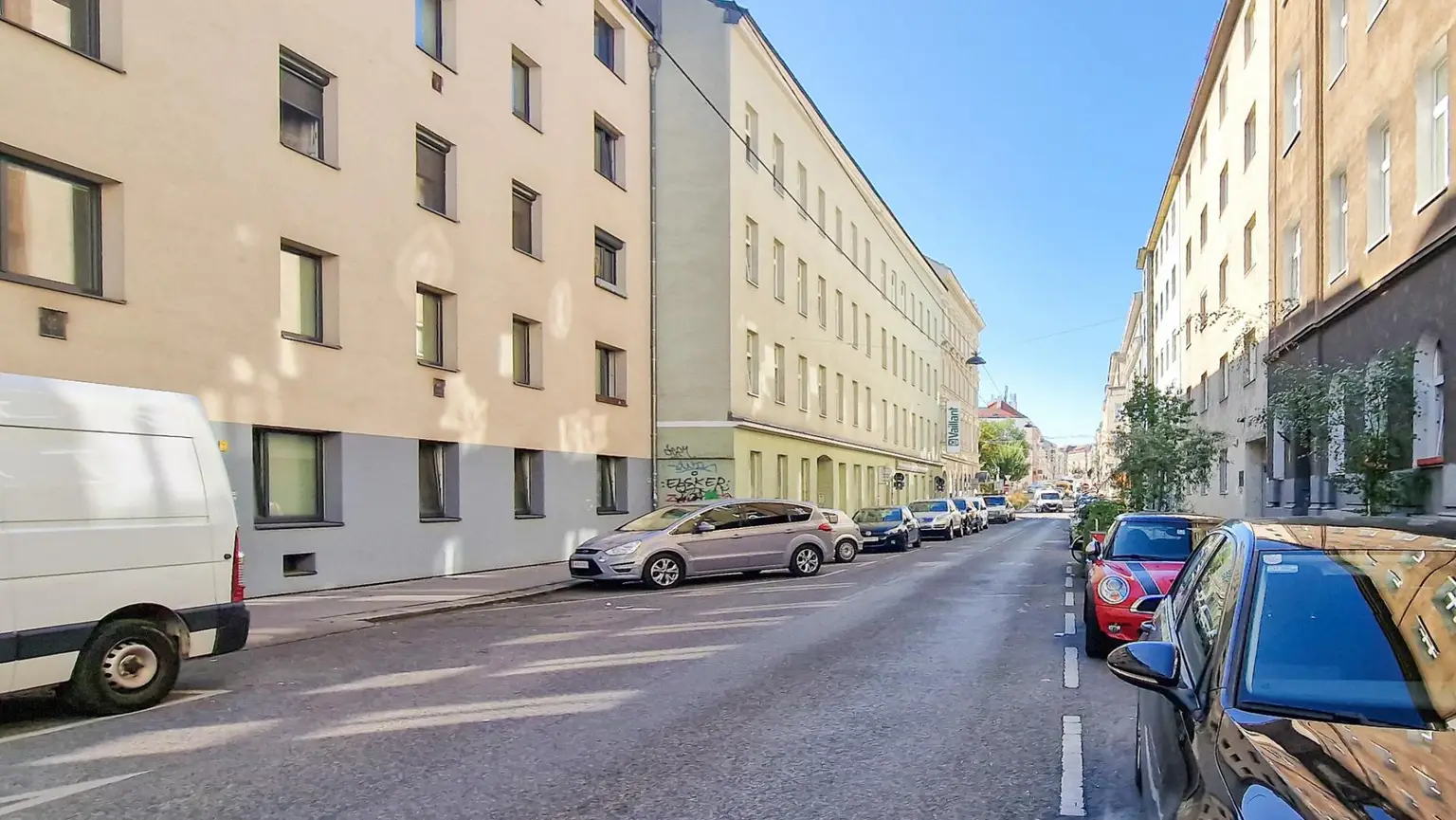 Eigentumswohnung mit Garage in ausgezeichneter Lage nahe Brunnenmarkt. Top Verkehrsanbindung und Infrastruktur