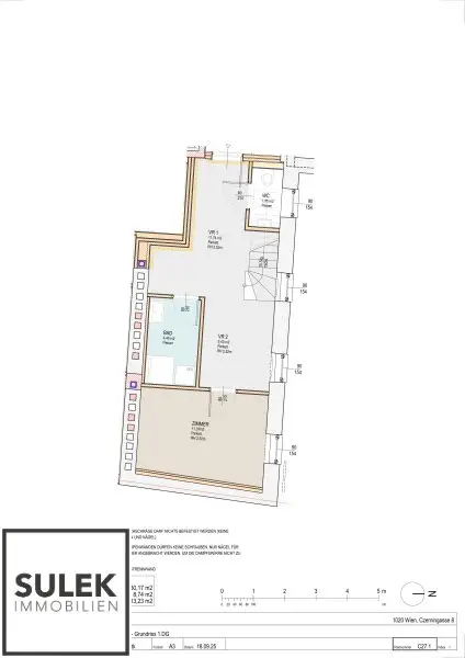 Erstbezug: 3-Zimmer-Maisonette mit hofseitiger Terrasse