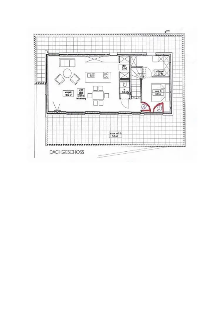 Grundriss Dachgeschoss