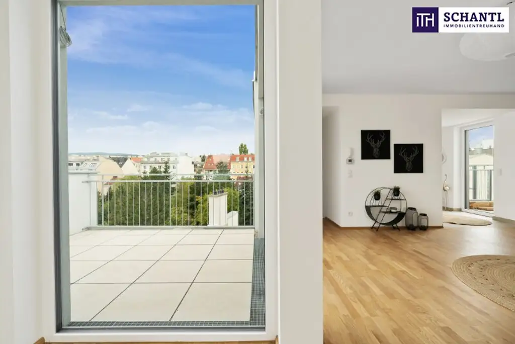 Geniales Penthouse mit über 60 m² Dachterrasse on TOP! Jetzt besichtigen.