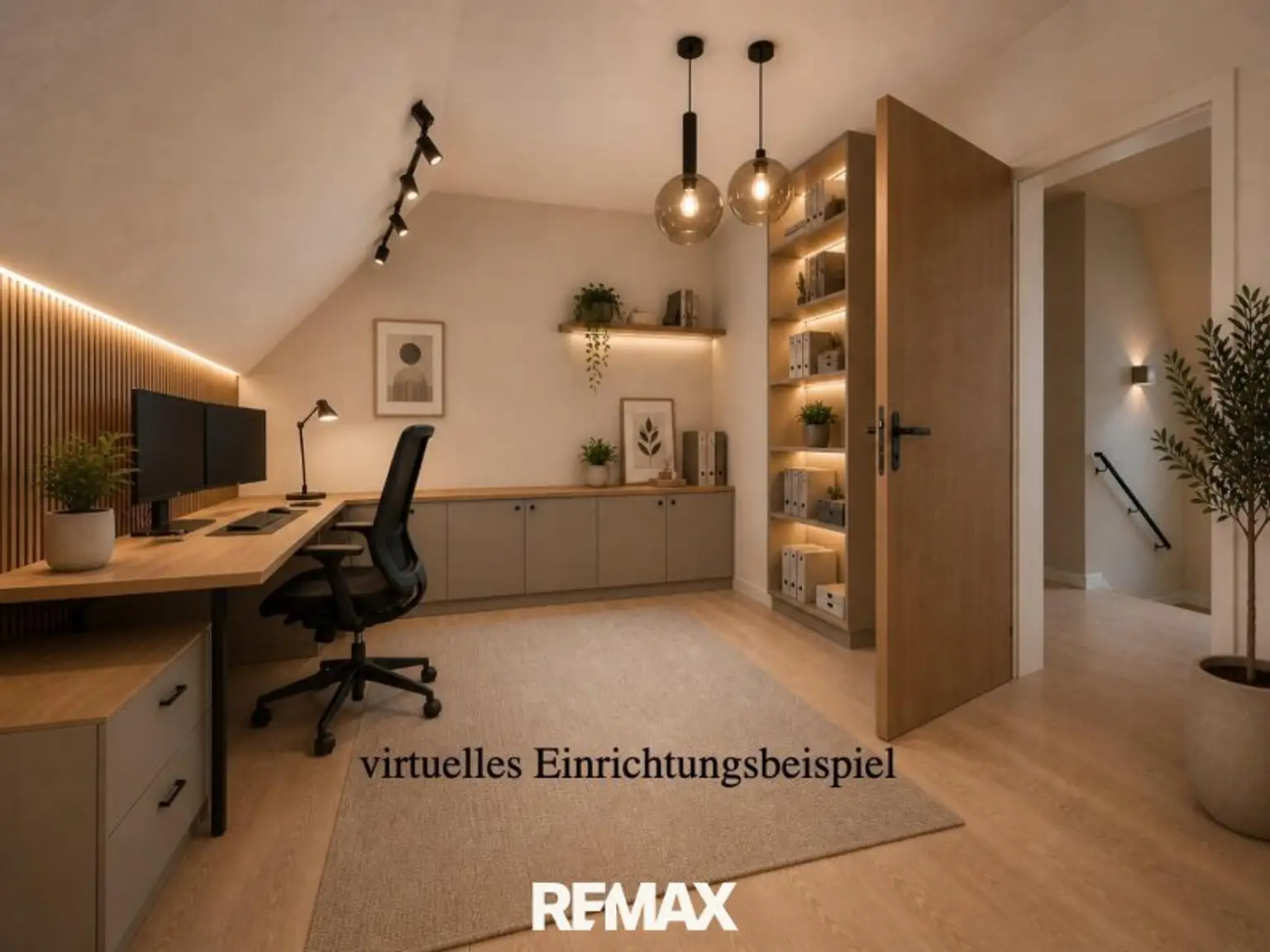 Zimmer 5 OG_Variante Büro_virtuelles Einrichtungs