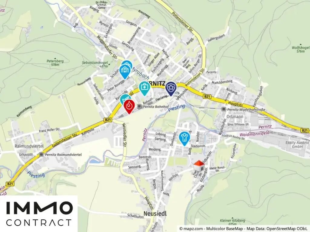 Geolyzer Kartenausschnitt