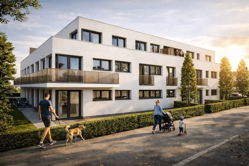 Eingereichtes Wohnbauprojekt in ruhiger Lage in Bad Vöslau