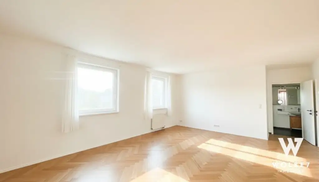 Luxuriöse Neubauwohnung im 15. Stock I ca. 126m² mit großzügiger Loggia & herrlicher Aussicht auf den Wienerberg inkl. Garage