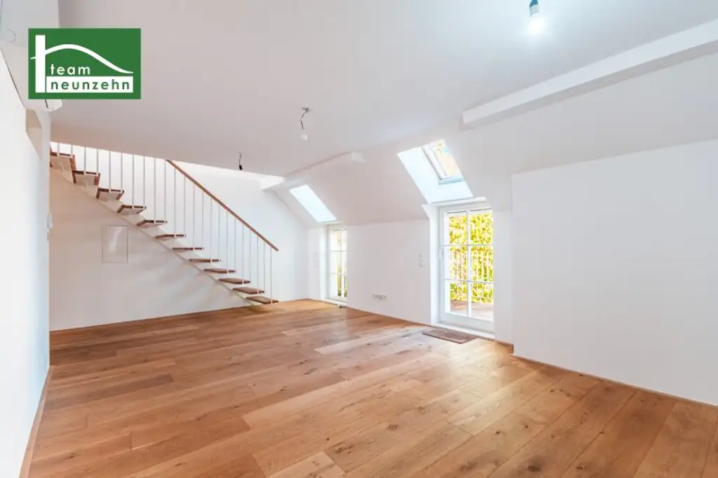 Maisonette mit Flair: 4-Zimmer-Wohnung mit Balkon & Dachterrasse in 1130 Wien!