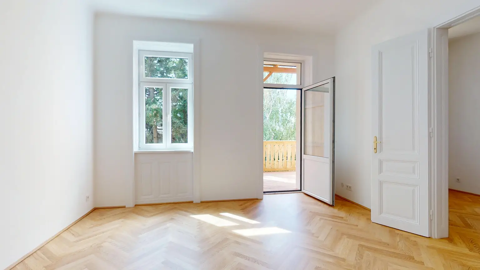 Fasangartengasse/Stranzenberggasse: Erstbezug - Unbefristet - Loggiawohnung