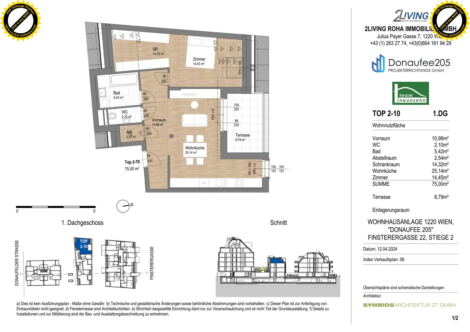 Neubau 2-Zimmer-Wohnung zum Erstbezug in Kagran – Top Lage & moderner Komfort!