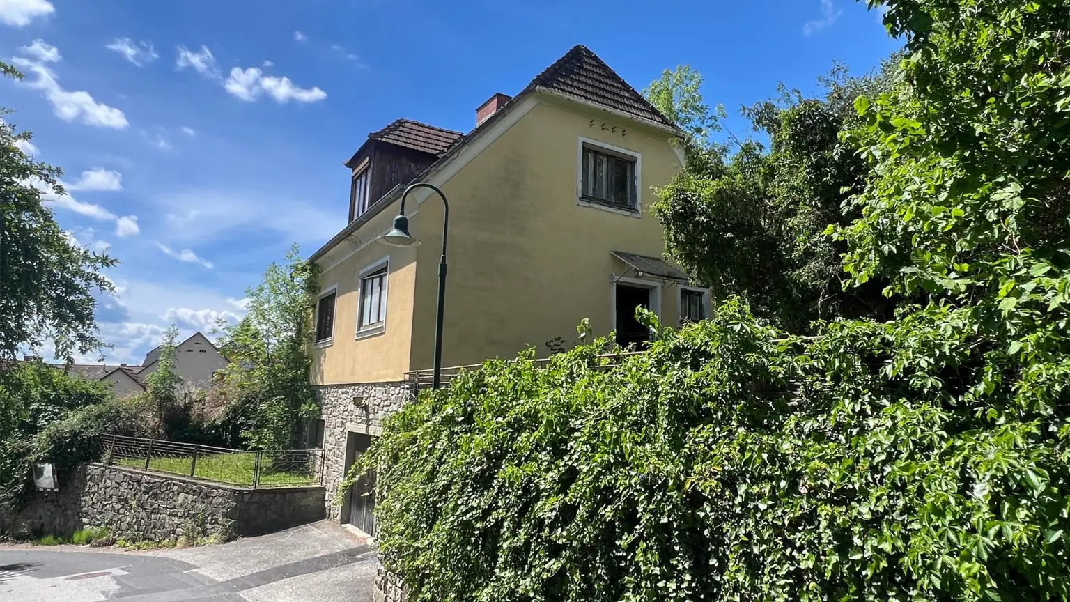 Ansicht des Wohnhauses